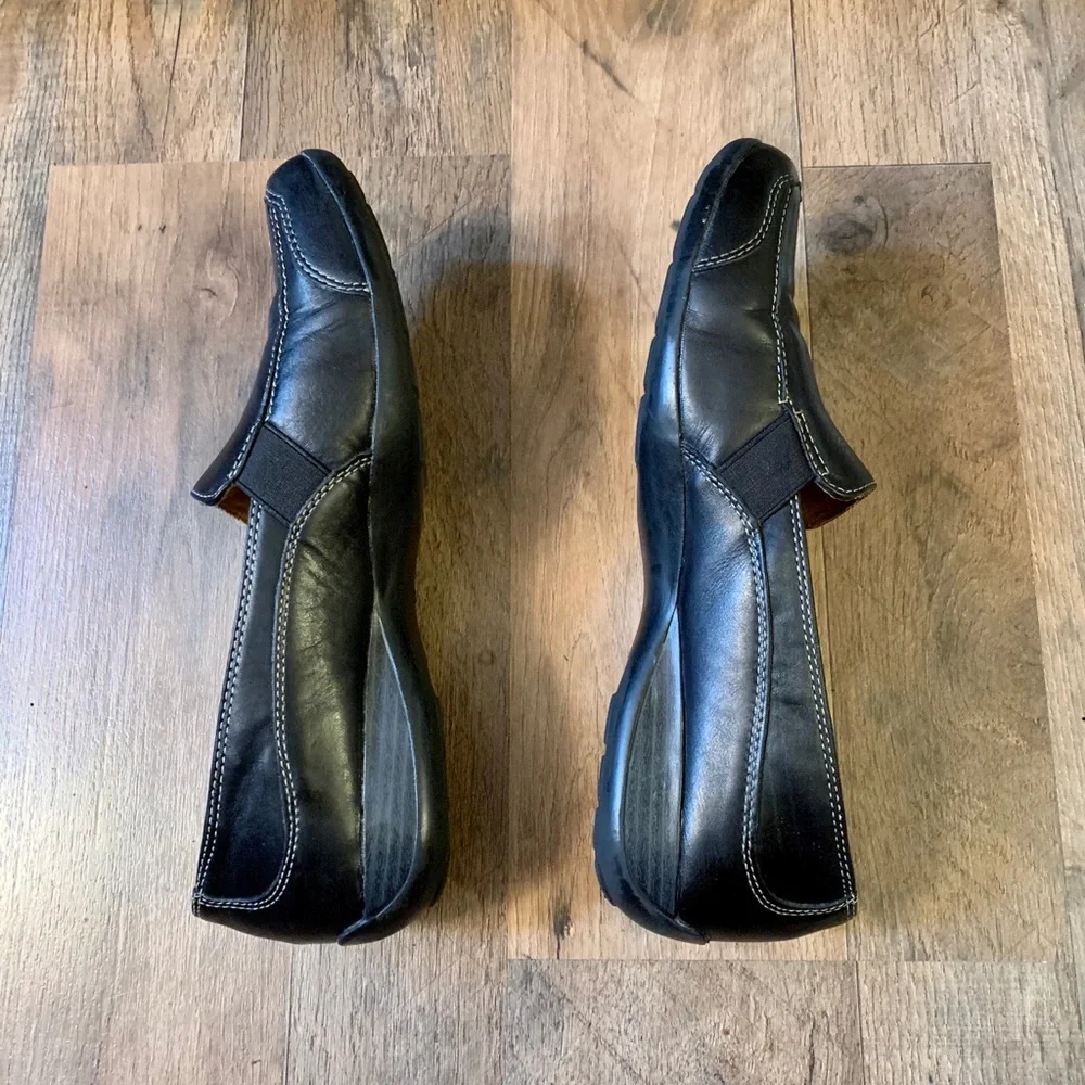 Natural Soul Black Camelia Loafer Size 10W